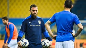Daniele De Rossi en discussion avec Leonardo Bonucci