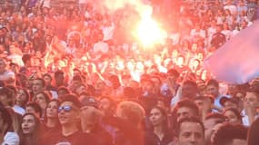 Au Vélodrome, des supporters marseillais fiers de leurs joueurs malgré la défaite