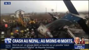 Au moins 49 morts après le crash d'un avion au Népal