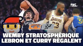 NBA :  42 points, 18 rebonds, Wembanyama brille mais s'incline, LeBron et Curry enflamment le Christmas Day