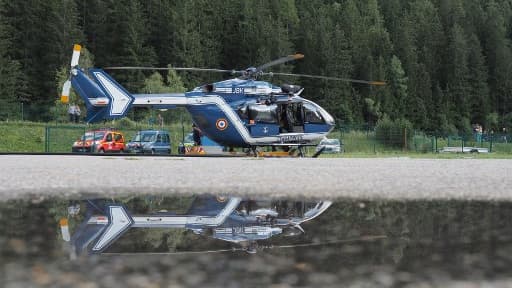Un hélicoptère de la gendarmerie - Image d'illustration