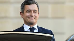 Le ministre de l'Intérieur Gérald Darmanin, à la sortie de l'Elysée, à Paris le 9 novembre 2021