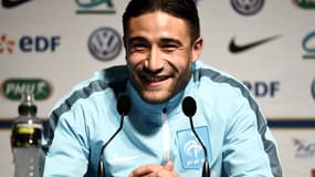Nabil Fekir en conférence de presse