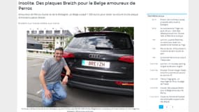 Laurent Michaux avec son Q5 "Breizh"