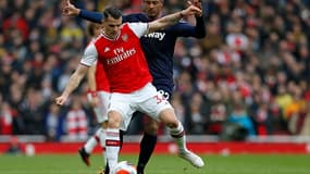 Xhaka (Arsenal) et Haller (West Ham)