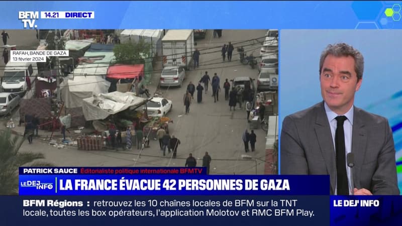 Guerre Israël/ Hamas: la France évacue 42 personnes de la bande de Gaza
