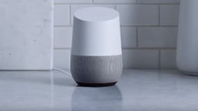 Le Google Home, une enceinte connectée de Google. 