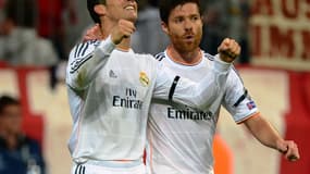 Cristiano Ronaldo et Xabi Alonso