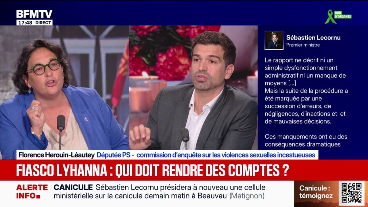 Rapport d'inspection sur l'affaire Lyhanna: "Cette affaire est révélatrice de quelque chose de systémique", observe Florence Herouin-Léautey (PS)