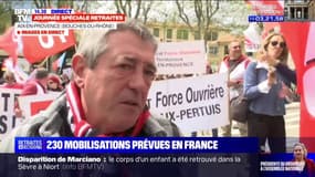 "Aujourd'hui, dans beaucoup de villes, le combat continue": des manifestants mobilisés à Aix-en-Provence avant la décision finale du Conseil constitutionnel  