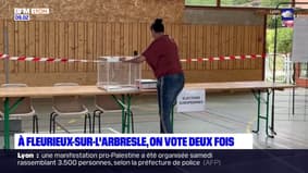 Rhône: à Fleurieux-sur-l'Arbresle, on vote deux fois