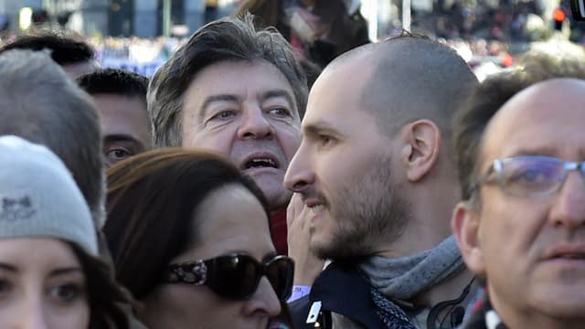Jean-Luc Mélenchon a participé à la grande manifestation de Podemos, ce samedi, à Madrid.