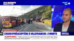Crash d'hélicoptère à Villefranche: le pilote "connaissait très bien cette zone"