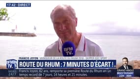 Route du Rhum : "Mon bateau a gagné les 2 dernières éditions, c'était le plus ancien de la flotte" rappelle Francis Joyon