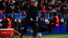 Luis Enrique avec le PSG, à Paris le 19 février 2025