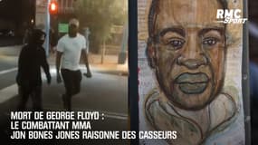 Mort de George Floyd : Le combattant MMA Jon Bones Jones raisonne des casseurs