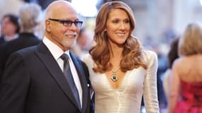 René Angelil au côté de Céline Dion
