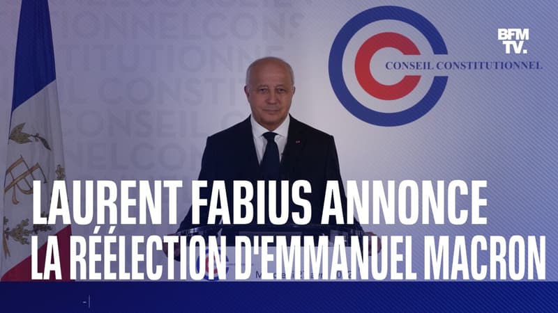 Présidentielle: Laurent Fabius annonce officiellement la réélection d'Emmanuel Macron