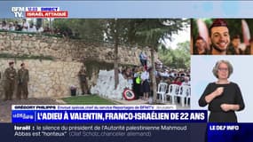 Israël: l'adieu à Valentin, franco-israélien de 22 ans, tué samedi
