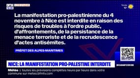 Nice: la manifestation pro-palestinienne prévue samedi interdite