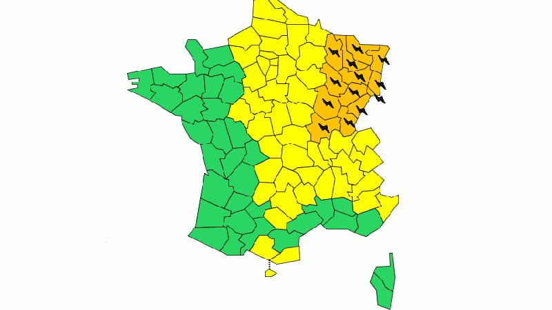 13 départements sont maintenus en vigilance orange