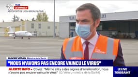 Olivier Véran: "Il ne faut pas s'arrêter (...) il faut, dans la durée, être encore vigilants et actifs"