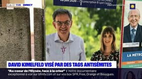 Des affiches de David Kimelfeld taguées d'inscriptions antisémites