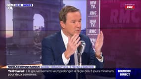 Présidentielle: Nicolas Dupont-Aignan avoue "ne pas savoir" s'il aura ses 500 parrainages