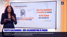Paris: les tests salivaires pour détecter les cas de covid-19 arrivent dans les écoles ce jeudi