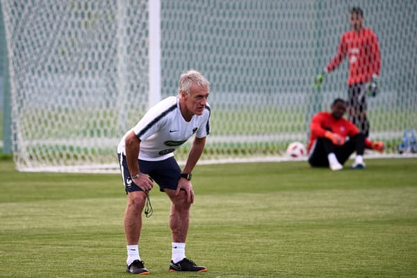 Deschamps à l'entraînement