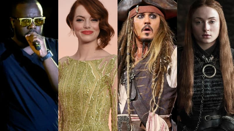 Maître Gims, Emma Stone, Johnny Depp et Sophie Turner au coeur l'actualité de la semaine