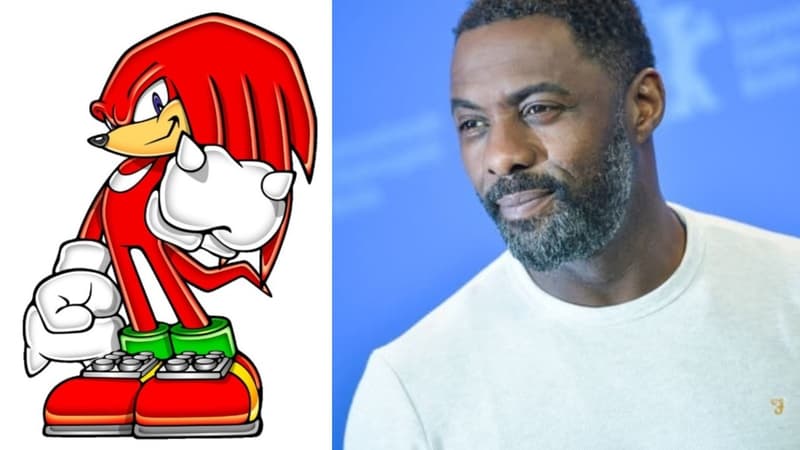 Knuckles, Idris Elba (montage BFMTV.com)