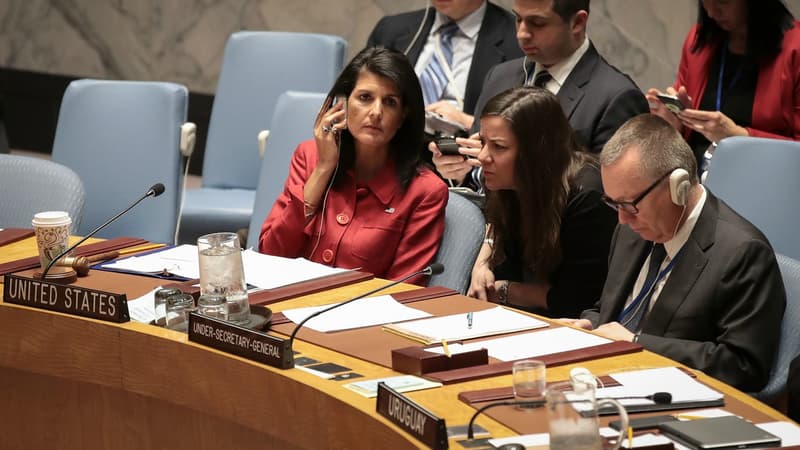 Nikki Haley, à l'ONU.