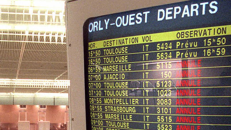 Grève: la DGAC demande d'annuler 20% des vols ce week-end dans plusieurs aéroports dont Orly