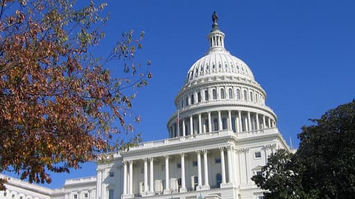 Le Capitole, où siège le Sénat, dans la capitale Washington.