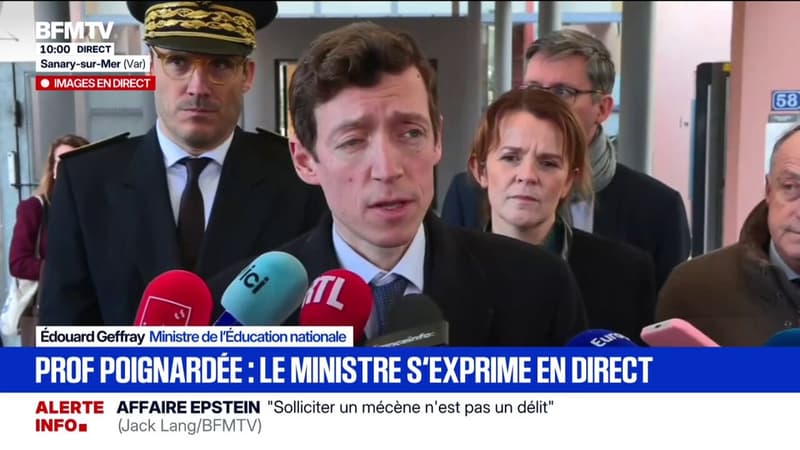 Professeure poignardée à Sanary-sur-Mer: "Notre collègue est toujours dans une situation très préoccupante à l'hôpital", indique le ministre de l'Éducation nationale