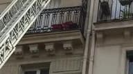 Incendie d'un appartement à Paris 10ème - Témoins BFMTV