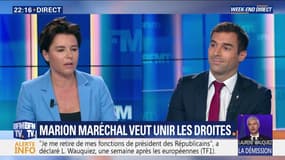 Marion Maréchal veut unir les droites (1/2)