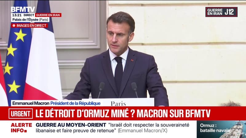 "Tout ceci ne détourne par l'Europe de l'Ukraine": pour Emmanuel Macron, "la priorité est de mettre en oeuvre sans délai les 90 milliards d'euros de prêt" à Kiev