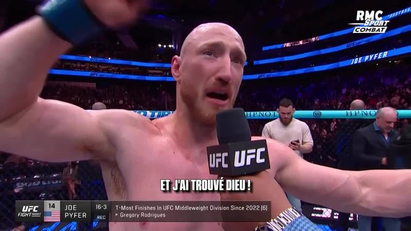 UFC : "J'ai failli me suicider", l'énorme émotion de Pyfer après sa victoire contre Adesanya