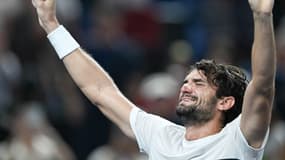 Valentin Vacherot lors de la finale du Masters 1000 de Shanghai, le 12 octobre 2025.