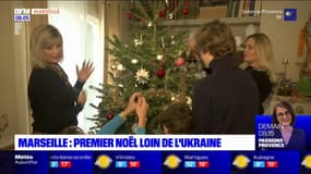 Marseille: premier Noël loin de l'Ukraine pour ces réfugiés