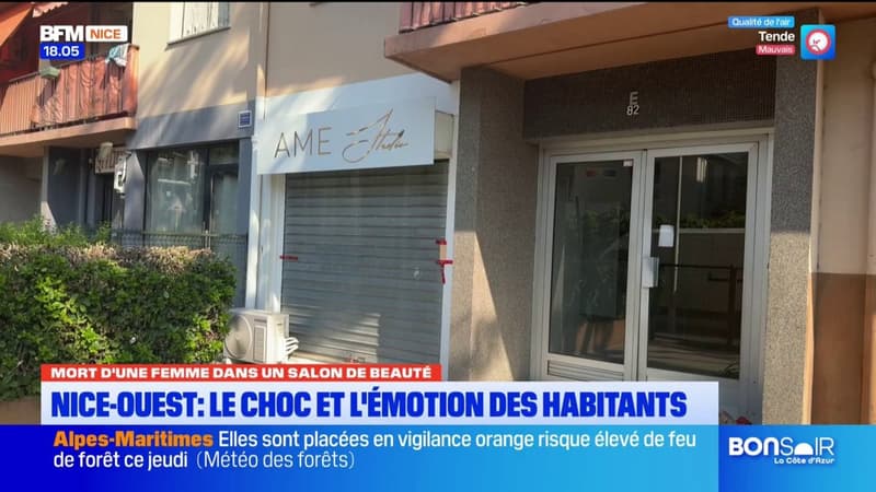 Mort d'une femme dans un salon de beauté : Nice-Ouest, le choc et l'émotion des habitants