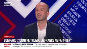 "Vous pensez que nous sommes encore alliés avec Les États-Unis?", questionne Manuel Bompard (LFI)