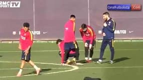 La MSN le nez dans le gazon à l’entraînement 