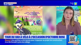 L'histoire du jour : le tour du Var à vélo à l'occasion d'Octobre Rose