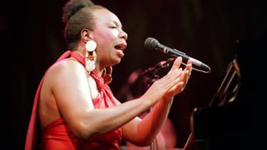 Nina Simone sur scène en octobre 2011
