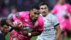 Noah Nene, joueur du Stade Français, lors du match contre Toulon, 23 novembre 2025