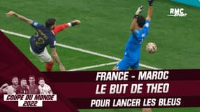 France - Maroc : Le but de Theo Hernandez qui lance les Bleus (comm' RMC)