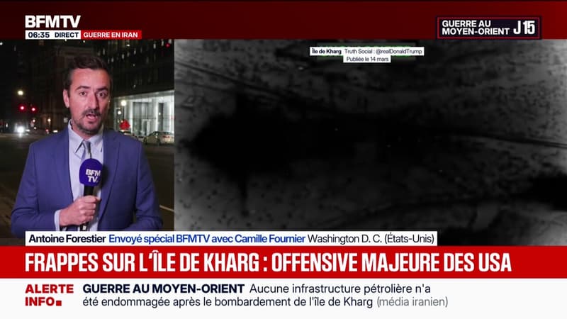 Donald Trump a menacé d'"anéantir" les infrastructures pétrolières de l'île iranienne de Kharg